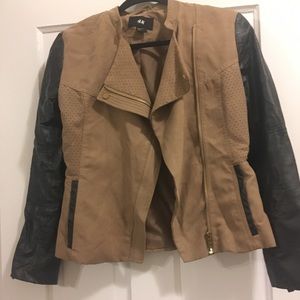 Jacket! Suede and faux leather